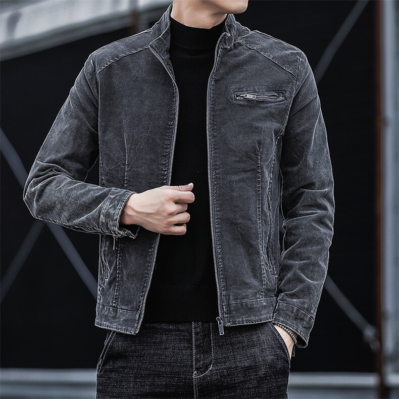 JK1856-P100水洗做旧牛仔衣外套男女春秋高街工装夹克,男装工装外套,电商D310B-1