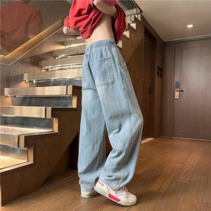 竹节纹牛仔裤男 M-3XL 直播品质 P50控78图片