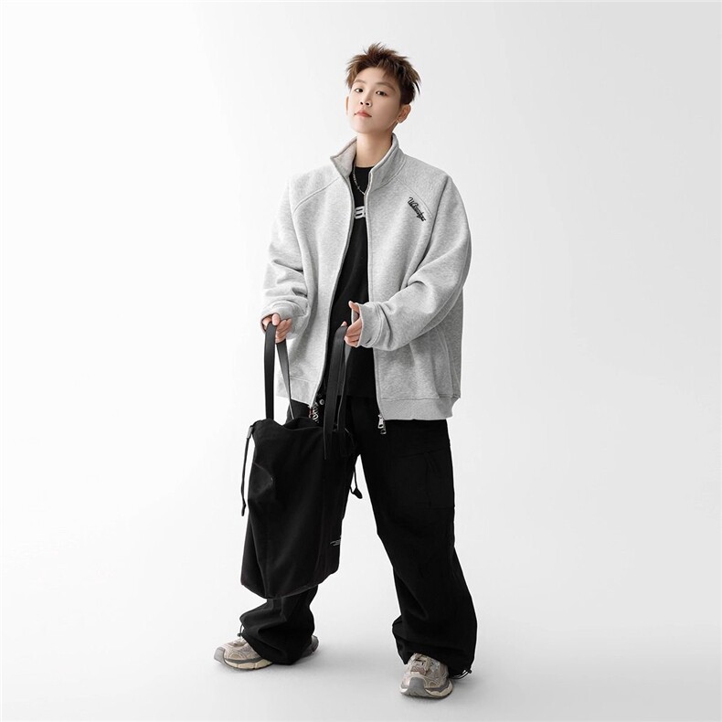 5517-P60新款立领刺绣花休闲拉链开衫外套卫衣薄款,女装卫衣/绒衫,星座617A-2