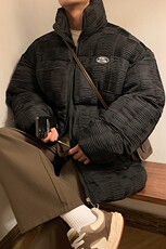 小众棉袄加厚外套港风日系棉衣纯色棉服大码1016-1W70P128K158，男装棉衣，星座1016-1（原电商B408-1）