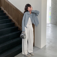 现货蓝色小皮衣2D014-9012-P145-K198，女装短外套，2D014