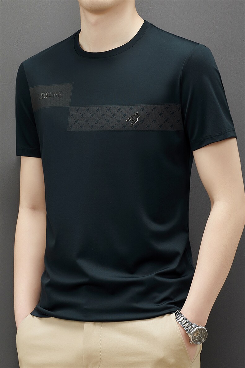 V2071钱塘2020-3夏季精品高端短袖T恤主推P50,男装T恤,钱塘207-3