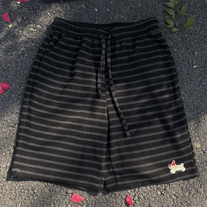 美式高街潮牌休闲短裤潮流宽松五分裤A086-DK335-P25图片