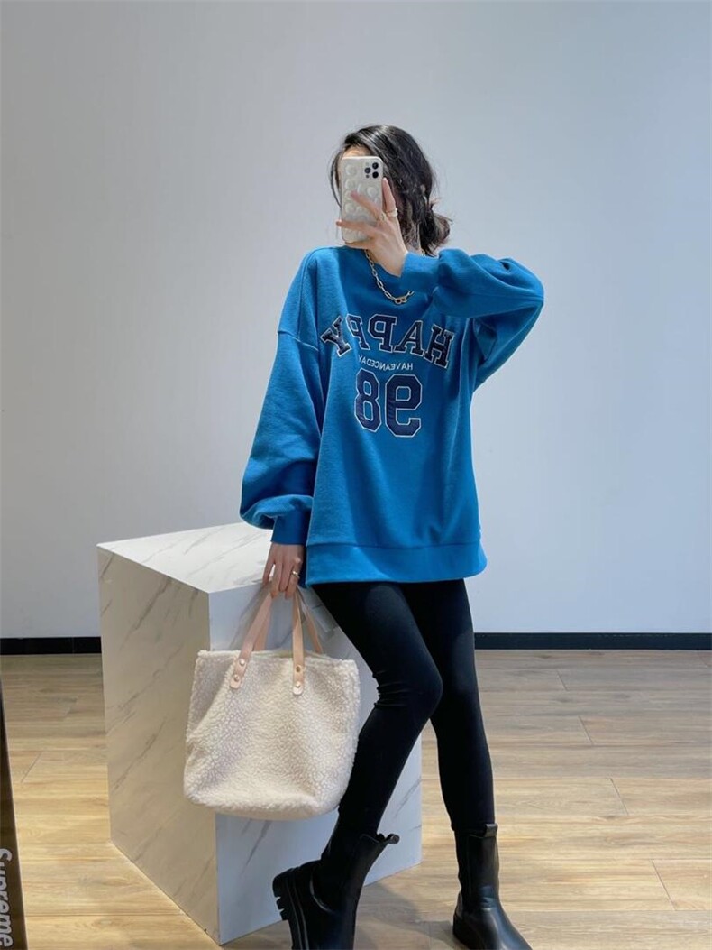 华夫格卫衣，女装卫衣/绒衫，尚映