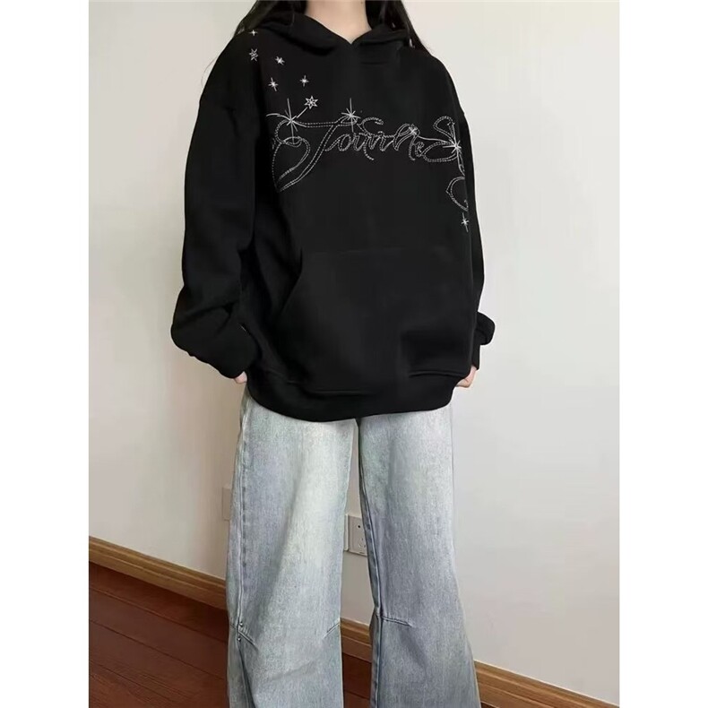 1071-P54重工刺绣连帽卫衣外套,女装短外套,电商B323A