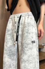 XZ616夏季扎染直筒百搭贴标抽绳款长裤休闲裤TY1024特P40控78，男装休闲裤，星座512A（原616）