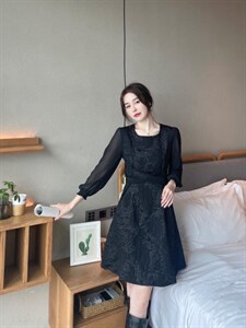 显瘦大气连衣裙,女装连衣裙,布萱