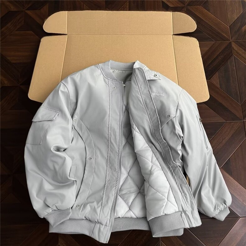 棒球棉服男女2025秋冬美式宽松新款潮牌韩版外套W6914-P78,男装棉衣,星座412-3