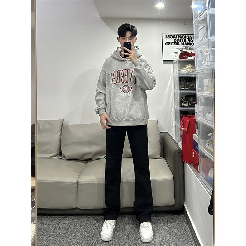 B221美式ins高街暗黑小众修身弹力休闲牛仔裤LK23010-P60控78,男装牛仔裤,电商B221