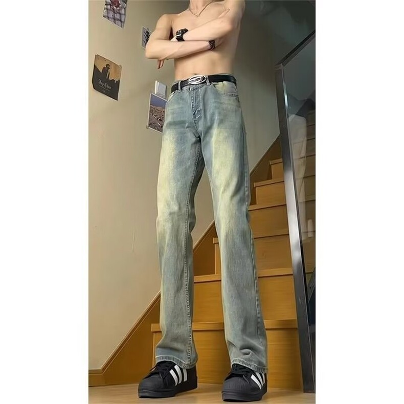 牛仔裤男士修身直筒弹力2026夏季薄款休闲裤潮牌长裤子男,男装牛仔裤,星座218-1（原230）