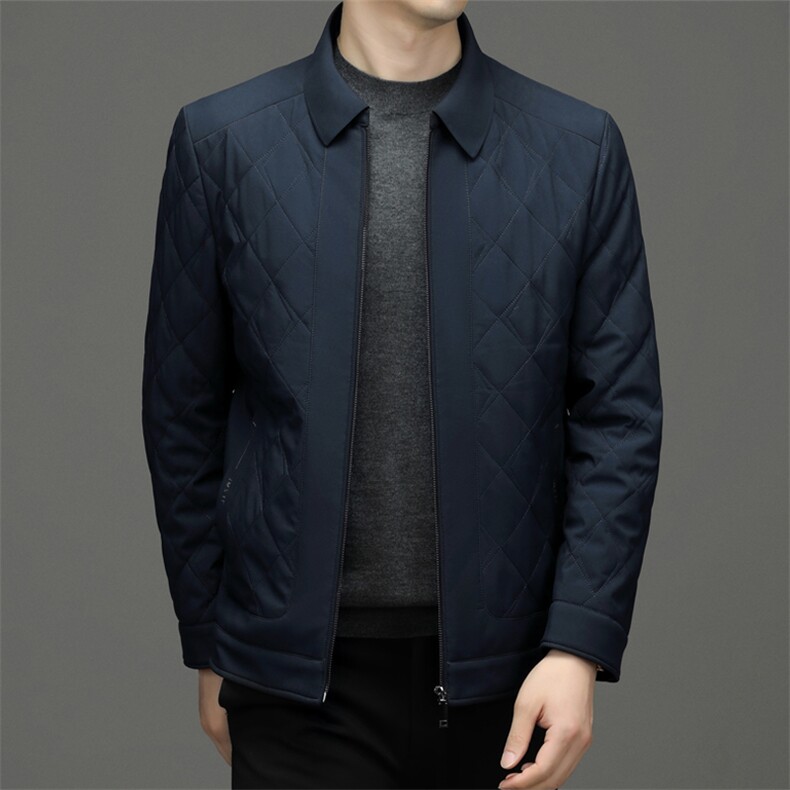 BF22910钱塘2020-2新款中老年男士棉服翻领宽松休闲棉衣P157,男装棉衣,钱塘207-2