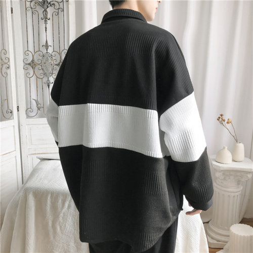 新款超火cec外套慵懒风设计感小众上衣服加绒针织夹克SY08-p45，男装夹克，星座1008-2