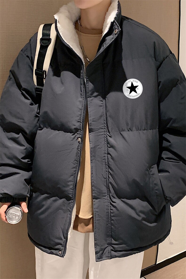 ！2023秋冬新款男士加绒加厚棉衣保暖百搭棉服外套MY105特P78,男装棉衣,电商B220