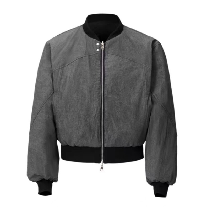 解构短款外套双面穿冻霜飞行员夹克cleanfit棒球服JK950特P79,男装夹克,星座908-1