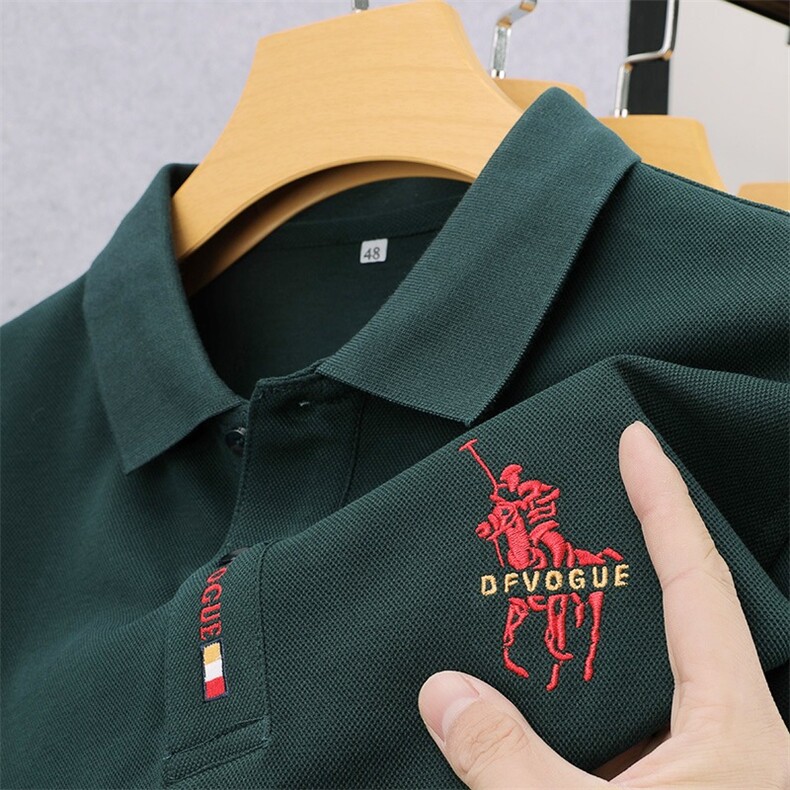短袖t恤刺绣polo衫休闲上衣潮高端上衣翻领PL2014P32,男装T恤,星座1013-5
