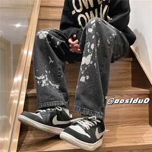 D232A-CN02-P50 控68 转化率超高 喷墨直筒休闲牛仔裤图片