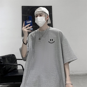 HT73204-P22 华夫格t恤男短袖男大码五分袖 大皂风图片