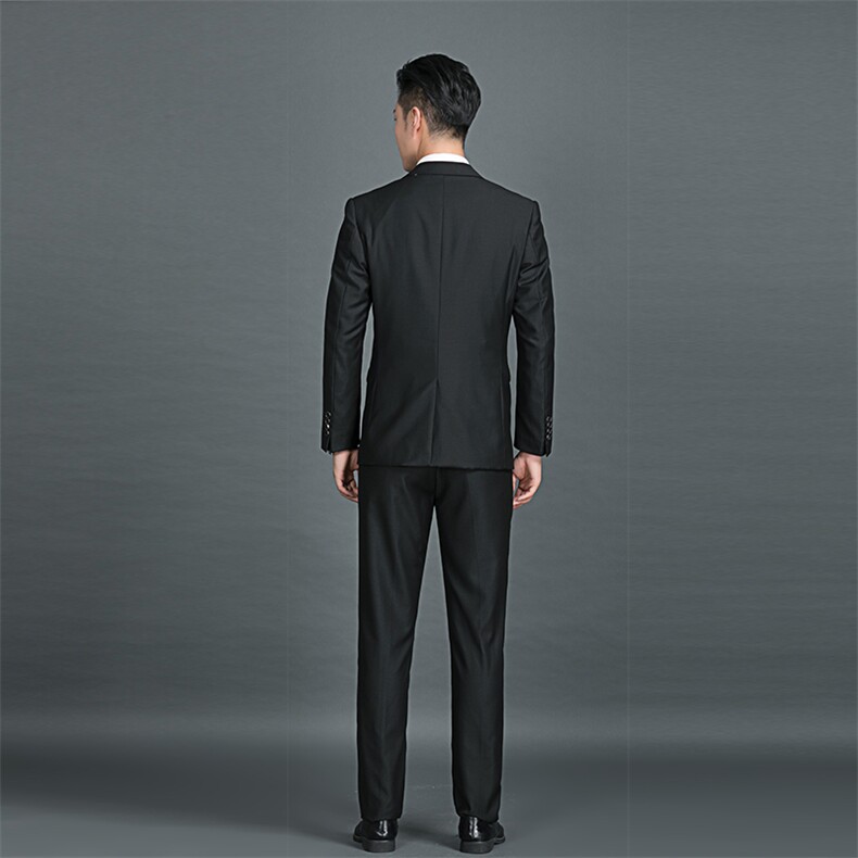87881-3男士春季新款修身商务青年西装绅士三件套西服P220,男装西服套装,电商B360