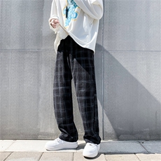 男春季潮流时尚灯草绒格子休闲长裤K00018P32，男装休闲裤，星座1116-2