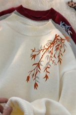 新中式毛衣男春秋季新款保暖2025国潮痞帅中国风青少年圆领针织衫，男装针织衫/毛衣，电商B371