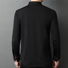 E968钱塘2020-2秋冬高品质无痕男士长袖衬衫P88主推，男装衬衫，钱塘207-2
