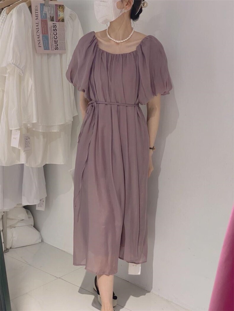 系带两穿长裙，其它，驿谷