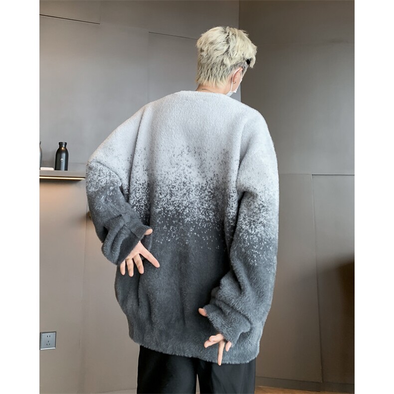 男士复古扎染百搭慵懒宽松针织衫MY301-P65,男装针织衫/毛衣,星座308B-2