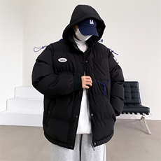 特价可拆帽秋冬季潮牌加厚保暖棉袄棉衣上衣服外套男款MY9310-P85，男装棉衣，电商A021