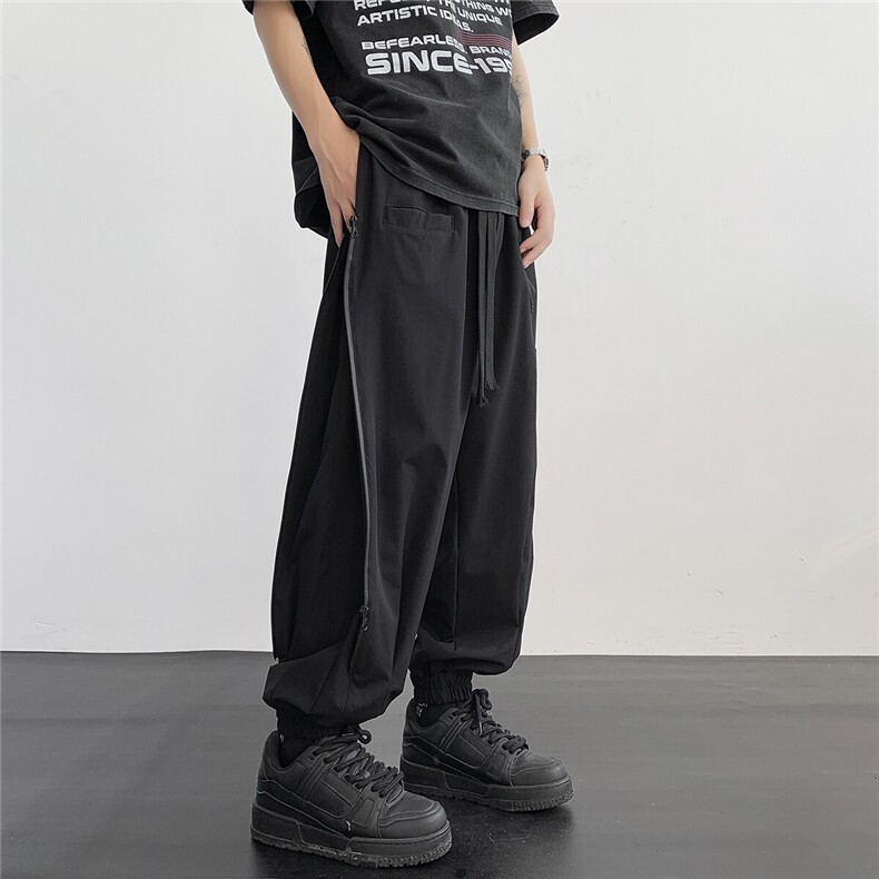 217-2-K2466-P65控价88反穿机能风束脚哈伦裤男灯笼裤工装休闲裤,男装休闲裤,星座217-2