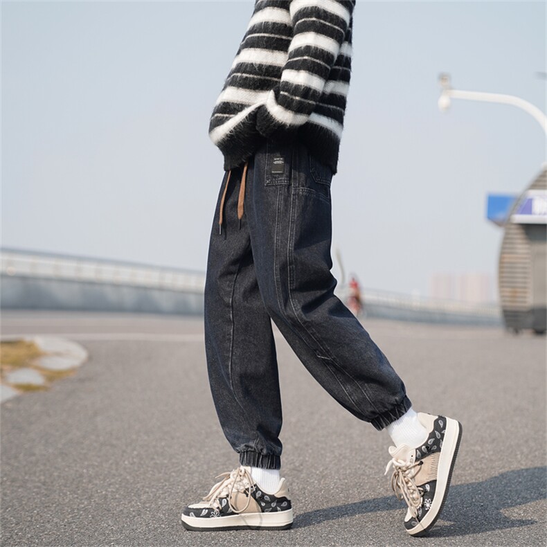百搭新款原宿ins男潮春季青春流行牛仔裤B8154P45,男装牛仔裤,星座1116-2