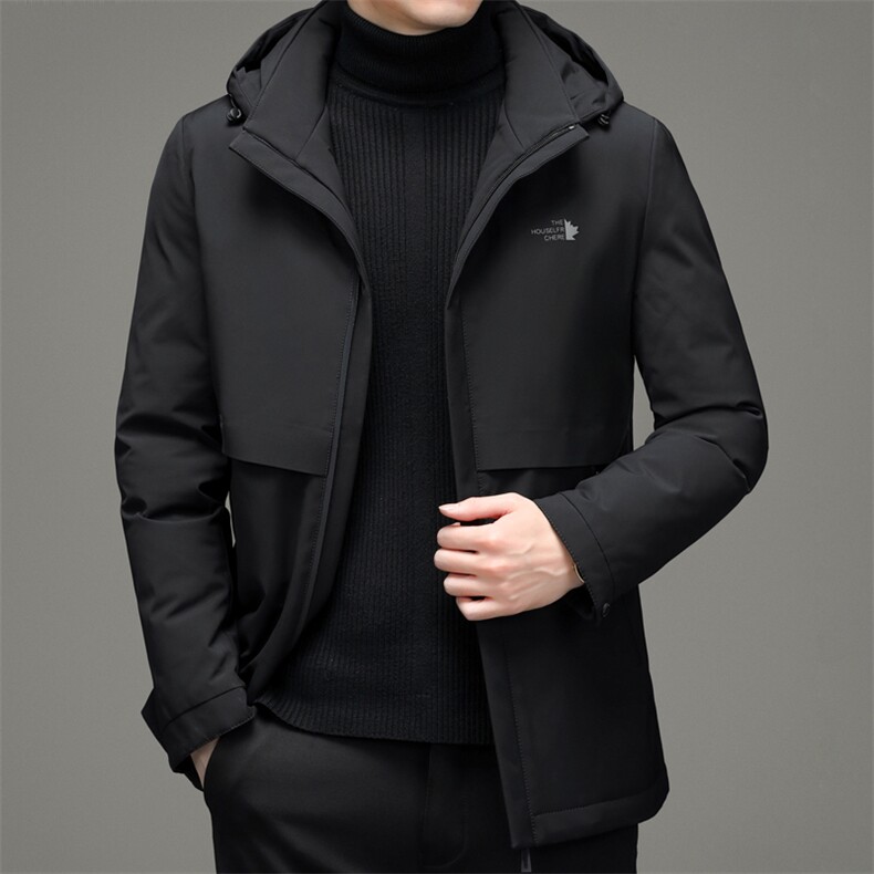 2023冬季新款脱卸帽羽绒服休闲外套中年爸爸装上衣YYYR2110-P260,男装羽绒服,电商B212（原钱塘6029）