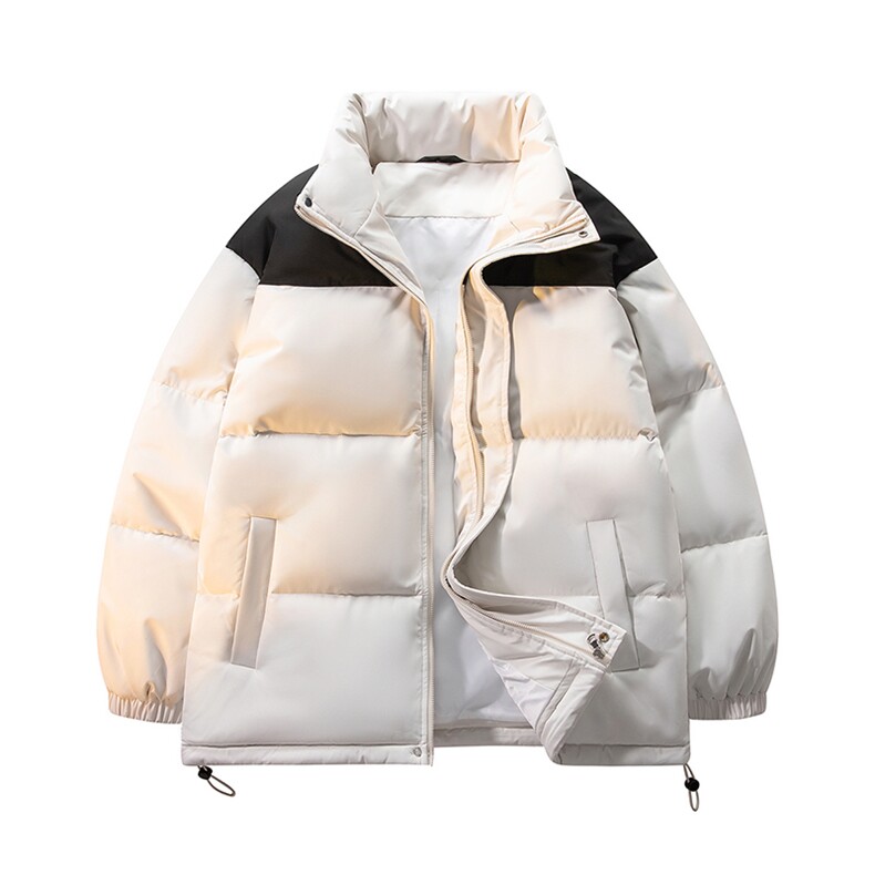 现货抖音得物品质拼接撞色三防加厚棉衣外套冬季立领棉服MY88888,男装棉衣,电商A486