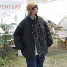 高街ins复古宽松立领棉衣冬季日系潮流cityboy棉服外套W5654-P62，男装棉衣，星座512-2