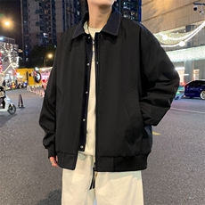 春季新款撞色拼接假两件翻领外套男休闲夹克JK02631-P80，男装夹克，星座308B-2