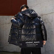 2020冬装新款潮牌亮色保暖连帽羽绒服男潮百搭外套A438-851，男装羽绒服，电商A438