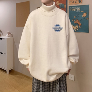 8XL高领毛衣男大码胖子堆堆领打底羊毛衫GM45395-P45加绒款-P65