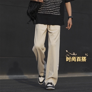 宽松透气坠感垂顺舒适百搭休闲亲肤华夫格 K933特批32图片