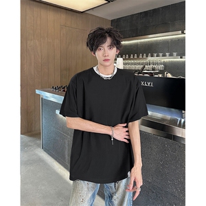 8XL-M 高品质！！特大码冰丝速干T恤男透气短袖上衣纯色DX314P25图片
