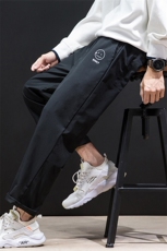 K43072-P25加绒款-P35休闲裤男士大码宽松九分裤男直筒运动裤男，男装休闲裤，电商A040A