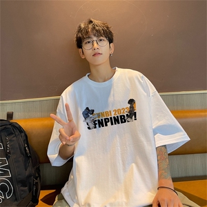 特P19控38  230g重磅纯棉港风短袖t恤男DT3138图片