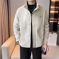 男生简约上衣夹克外套百搭款JK8402-P95，男装夹克，星座1012-1