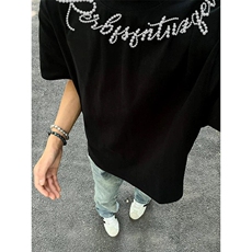 珍珠钉珠纯棉短袖ZX0165-特批45，男装T恤，星座313A(原308A-2)