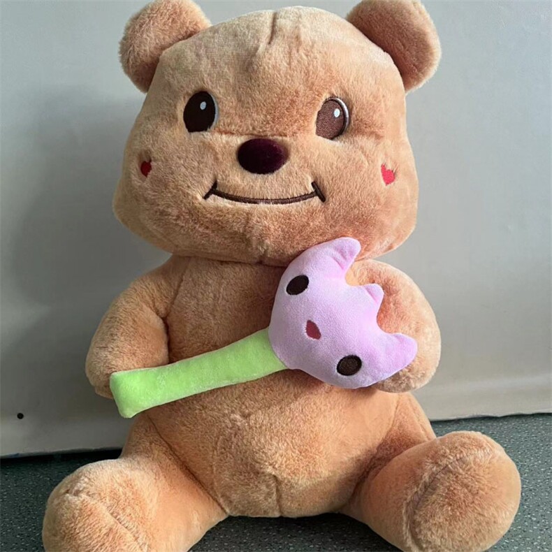 十五寸抱花小熊，杨宁玩具