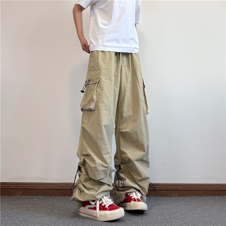 春夏薄款浅色宽松速干伞兵裤户外工装裤男女休闲裤XM987,男装工装外套,星座208-5