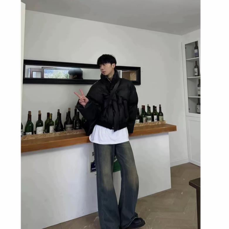 网图冬季哑光PU皮棉服加厚保暖棉衣D8808-特P65,男装棉衣,星座1213