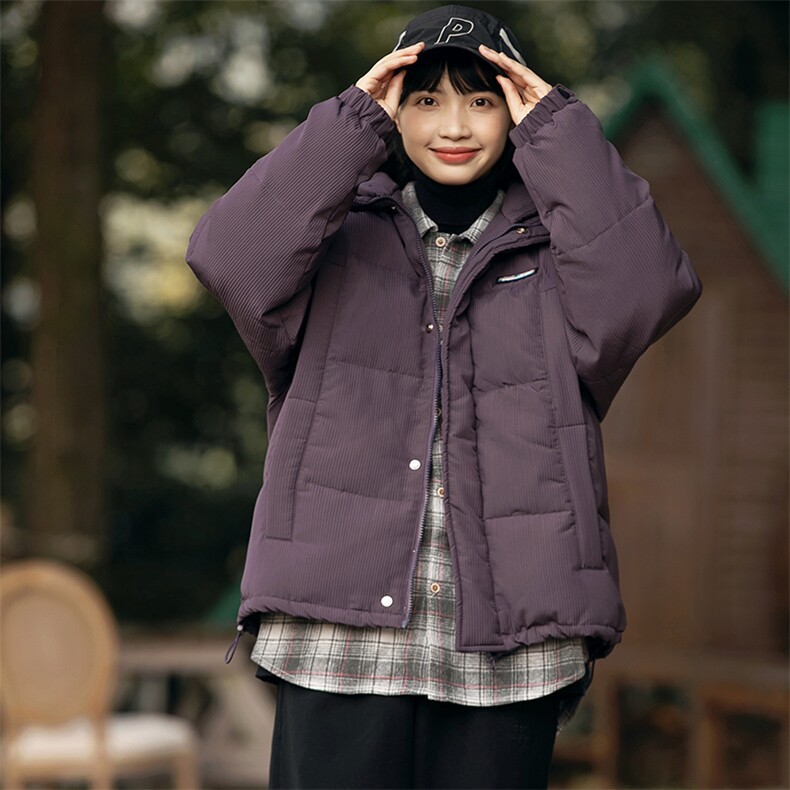 2026冬季新款男日系潮牌纯色连帽白鸭绒羽绒服加厚外套YR28-F235,男装羽绒服,电商A101（原外27）