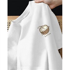 青少年五分袖可爱椰子印花t恤男生新款趣味卡通t恤T1289，男装T恤，星座1116A（原606A-3）