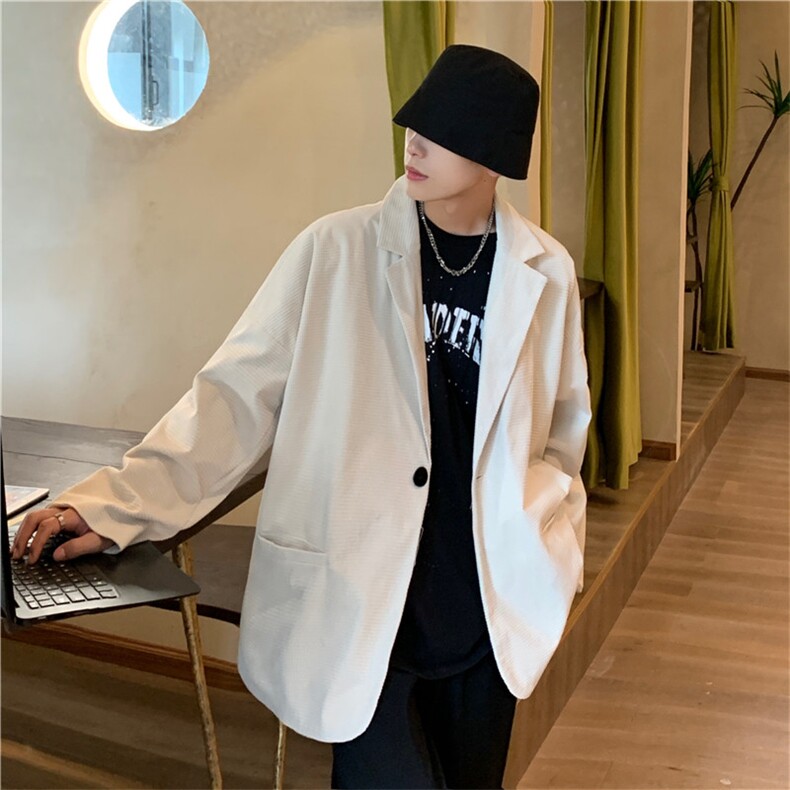 潮流帅气英伦质感休闲西服外套A338-1X28P70,男装西服,电商D325
