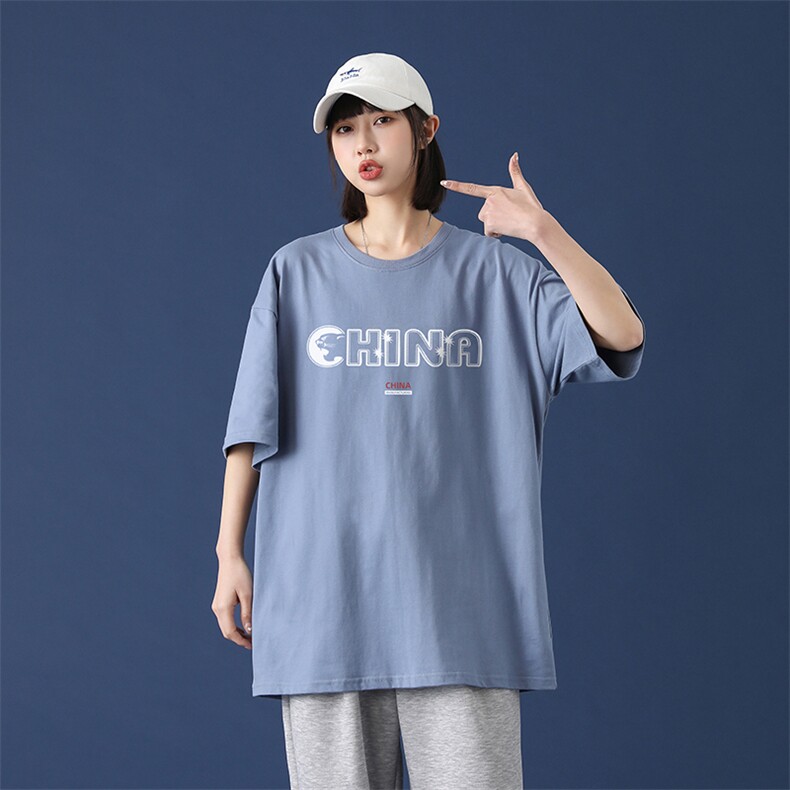 短袖t恤2021宽松潮牌印花半袖打底衫韩版夏装衣服A161-2-T20-P25,男装T恤,电商A161-2