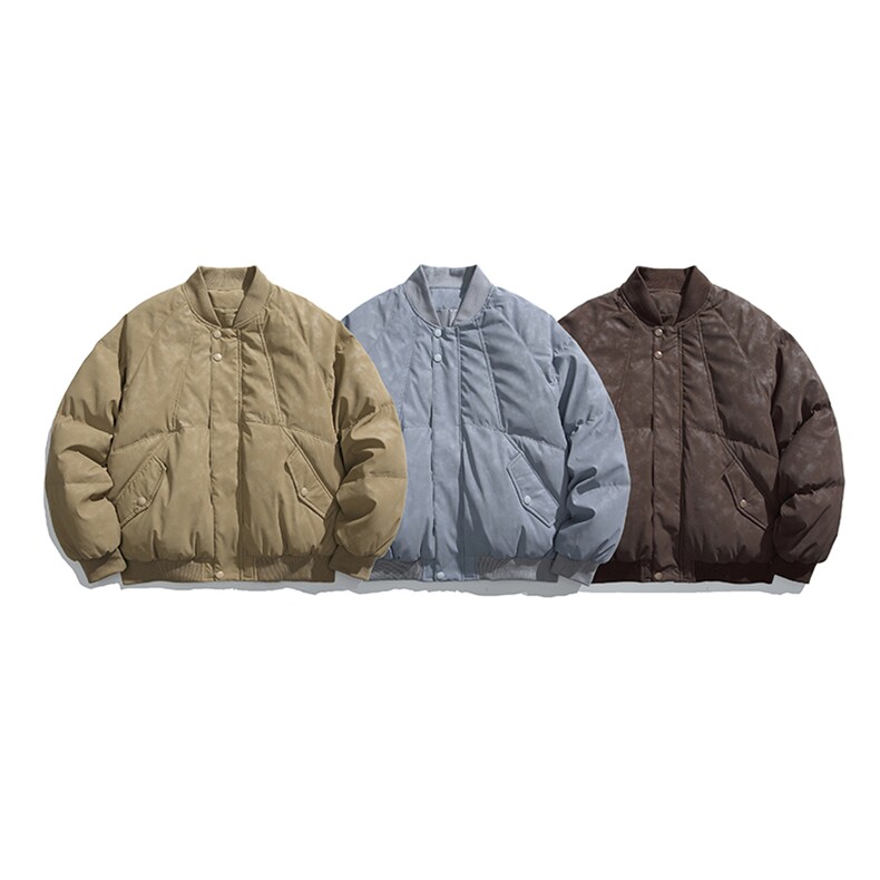 2025冬季新款男日系潮牌立领白鸭绒羽绒服加厚外套棉衣YR72-F255图片